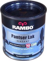 Rambo Metaallak - Grondverf en Aflak in één | Dekkend Hamerslag | Nachtblauw | 0,75L