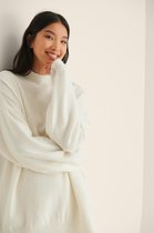 NA-KD High Neck Knitted Dames Trui - Maat XS