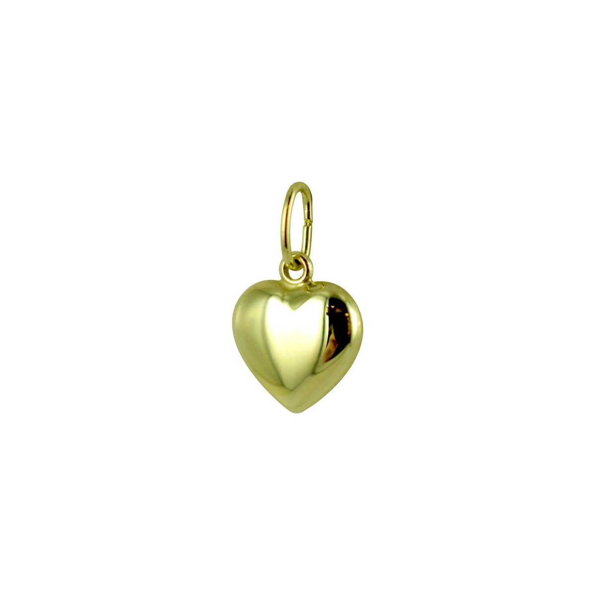 New Bling 9NBSAM-G210091 Gouden hanger - Hartje - Bol - 8 x 8,5 mm - Bedel - 14 Karaat - Goud