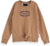 Scotch & Soda Trui meisje bruin maat 176