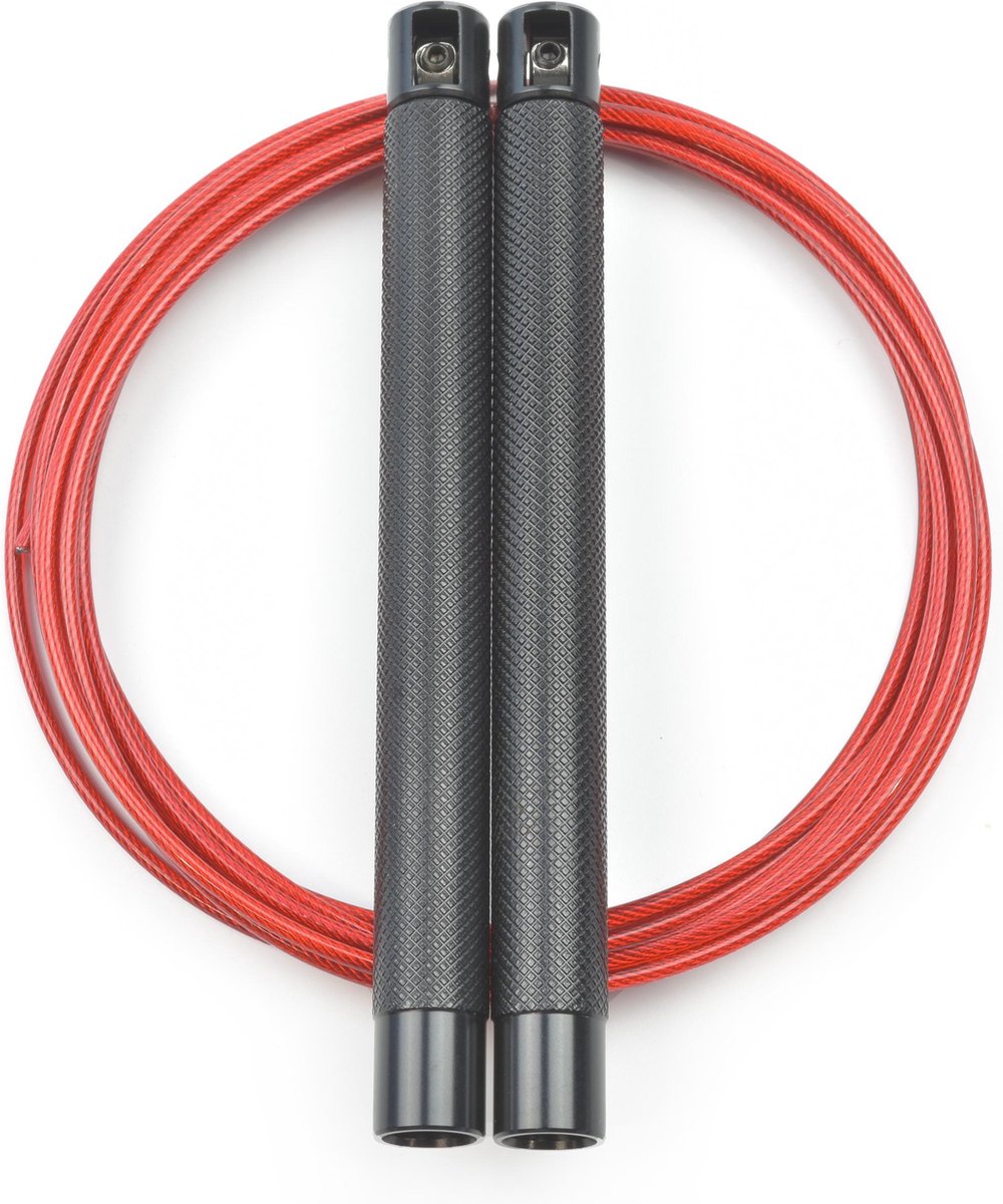 RXpursuit - Speed Rope - Springtouw - Aluminium - Zwart-Rood