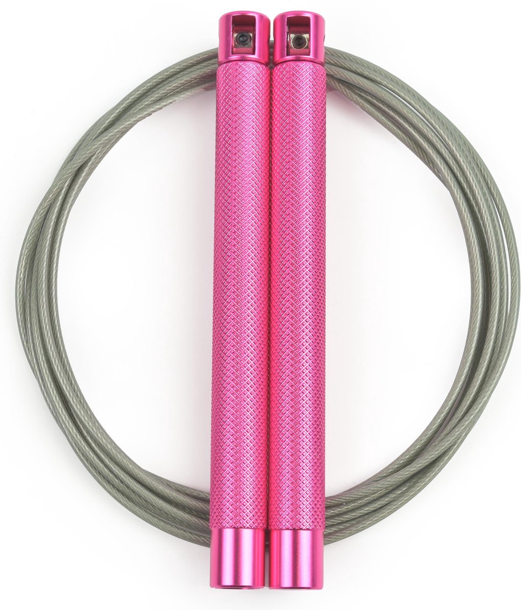 RXpursuit - Speed Rope - Springtouw - Aluminium - Roze-Grijs