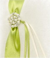 Jewel Green ringkussen - trouwring kussen - trouwen - huwelijk - ringdrager