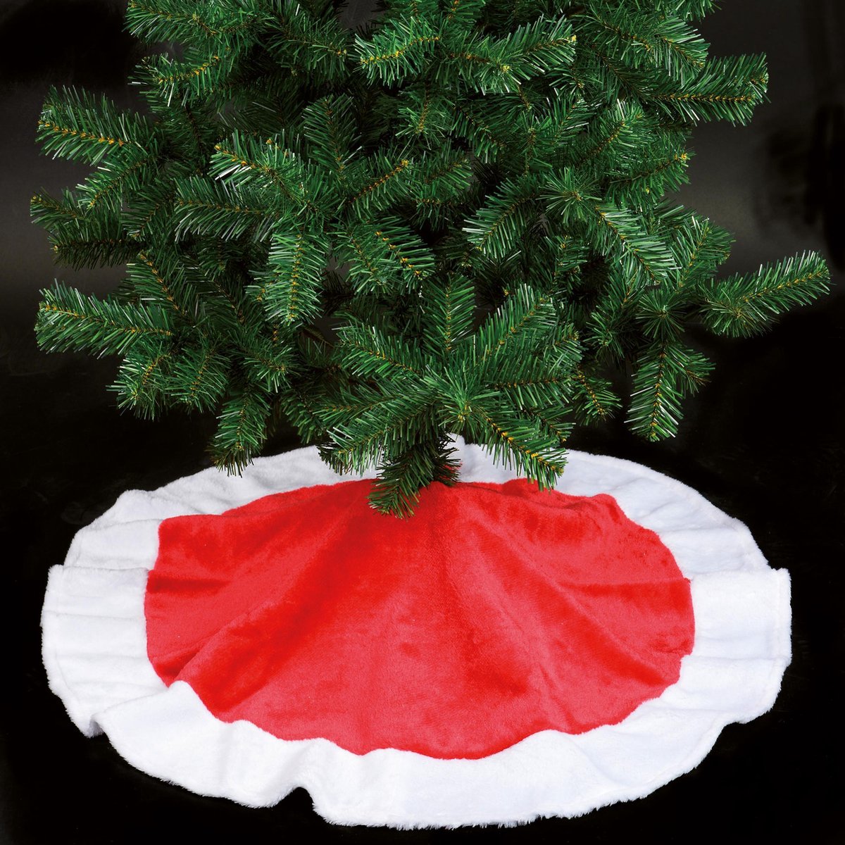 Kerstboom rok Kerstboomrok/kerstboom kleed rood 90 cm Kerstboom rok