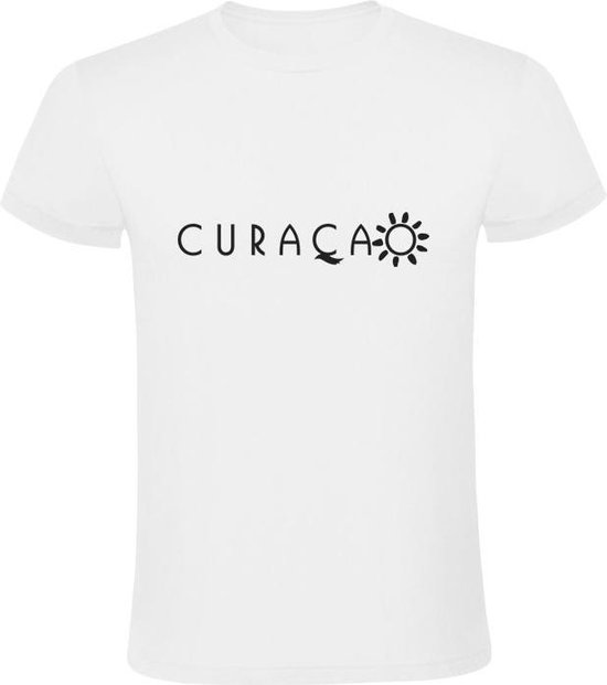 Foto: Curacao heren t shirt antillen caraiben vakantie eiland zon strand cadeau