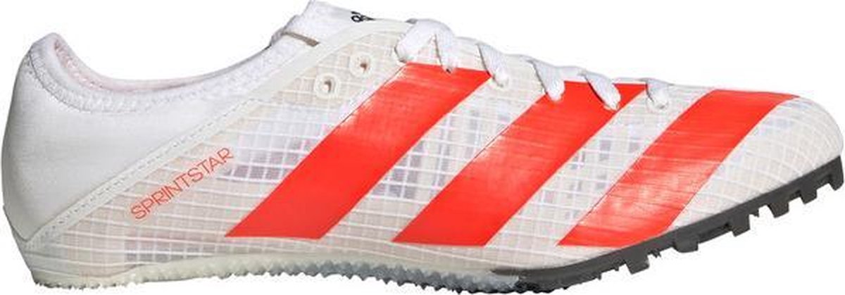 adidas Sprintstar Spike Dames Sportschoenen wit rood maat 40