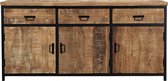 WOONENZO - Dressoir Raw - dressoir hout - dressoir industrieel