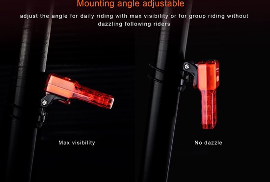 Ravemen TR30M fiets achterlicht USB oplaadbaar 360 graden - 30 lumen — afbeelding 3