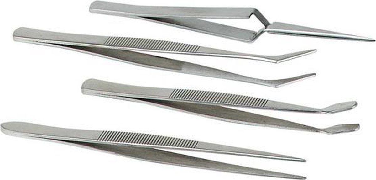 Set Van 4 Pincetten