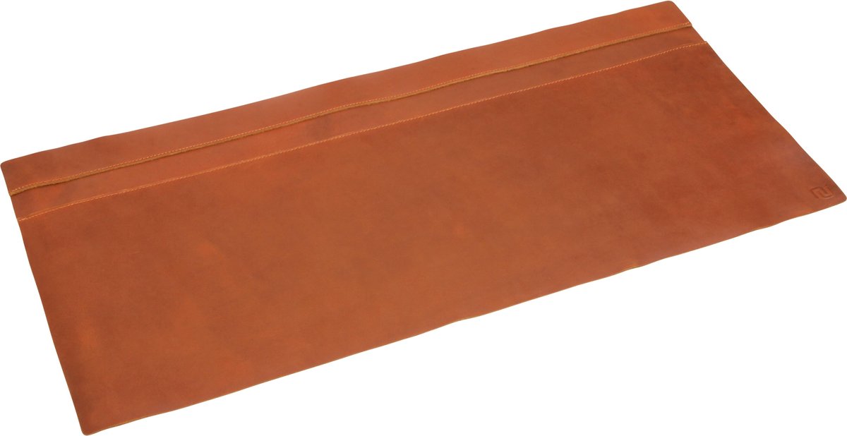 Leren Bureau Onderlegger Waterdicht Antislip Bureau Onderlegger, Rechthoek Computer Bureau Beschermer Mat voor Kantoor en Thuis(Beige,50x160cm