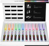 Karin - Pigment DecoBrush Acrylmarkers  - set van 12 - Pastel Colors