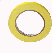 Pro  - Gaff gaffa tape 12mm x 22,8m geel