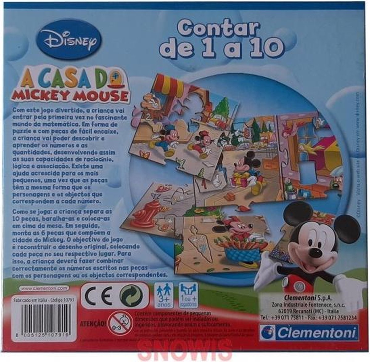 Puzzles 2x12 p - Mickey, Minnie et leurs amis / Disney, Puzzle enfant, Puzzle, Produits