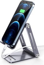 UGREEN mobiele telefoon standaard verstelbare aluminium mobiele telefoon standaard voor tafel mobiele telefoon houder mobiele telefoon houder bureau compatibel met iPhone 12 11 Pro