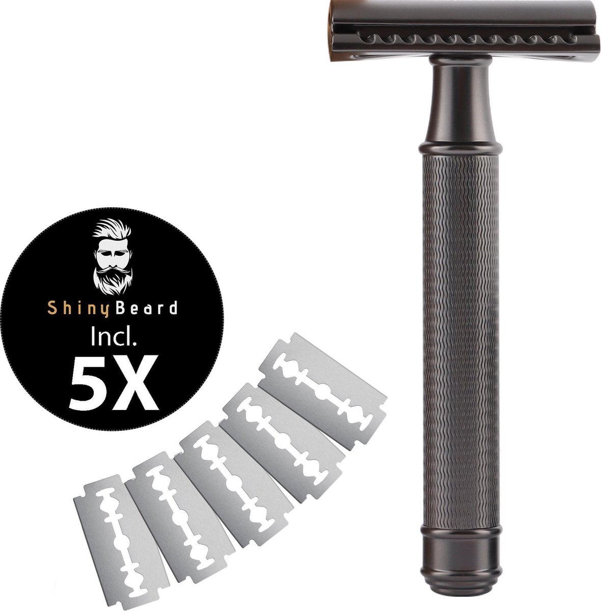 ShinyBeard Safety Razor Double Edge Scheermes Klassiek Scheermes