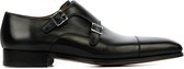 Magnanni Mannen Leren Instapschoenen / Herenschoenen / Instapper 11005 - Zwart - Maat  40.5