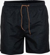 Osaga heren zwemshort met print - Zwart - Maat XXL