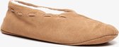 Thu!s heren spaanse sloffen cognac - Beige - Maat 47 - Pantoffels - Echt leer