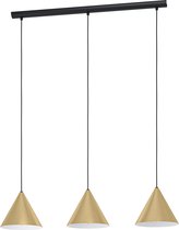 EGLO Narices Hanglamp - E27 - 92 cm - Zwart/Goud