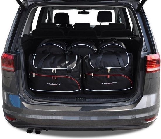 VW TOURAN 2015+ 5-delig Reistassen Op Maat Auto Interieur Kofferbak  Organizer Accessoires | bol.com