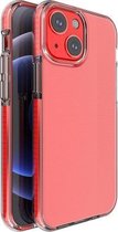 TPU dubbele kleur schokbestendige beschermhoes voor iPhone 13 mini (rood)