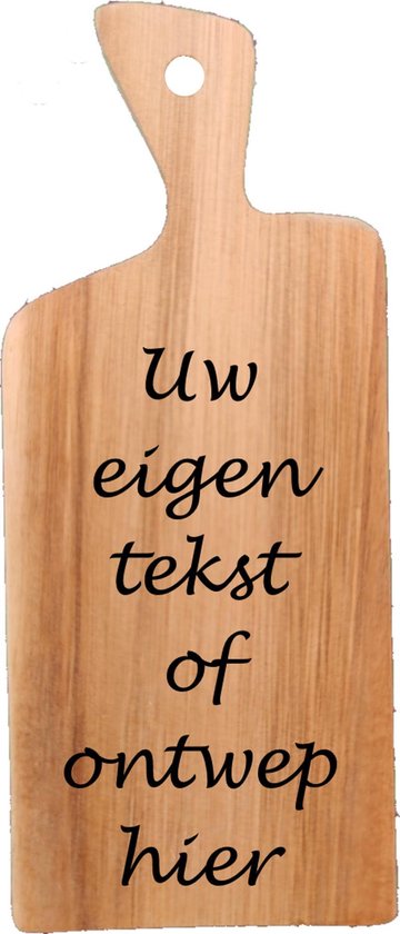 Varkensvormige bamboe snijplank, gepersonaliseerde grappige