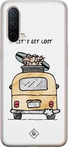 OnePlus Nord CE 5G hoesje siliconen - Let's get lost | OnePlus Nord CE case | multi | TPU backcover transparant