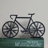 Fabryk Design FBRK. Wanddecoratie Racefiets op Standaard - 45 x 26 cm - Black