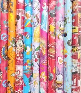 5 Rollen Disney cadeaupapier / geschenkpapier voor kinderen - 200 x 70 cm