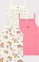 Petit Bateau 3 Pack Meisjes Onderhemd - Maat 140