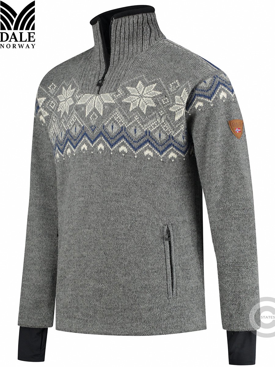 Dale of Norway - 93971 FONGEN GORETEX_E - Heren pulloverHeren truien - Kleur: Grijs - Maat: XL