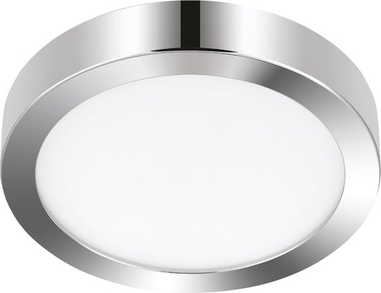EGLO Fueva 5 Opbouwlamp - LED - Ø 28,5 cm - Chroom/Wit