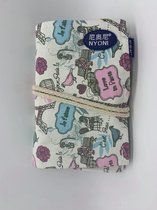 Sketch pencil set in linnen bag - paris
