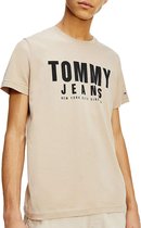 Tommy Hilfiger T-shirt - Mannen - Beige - Zwart