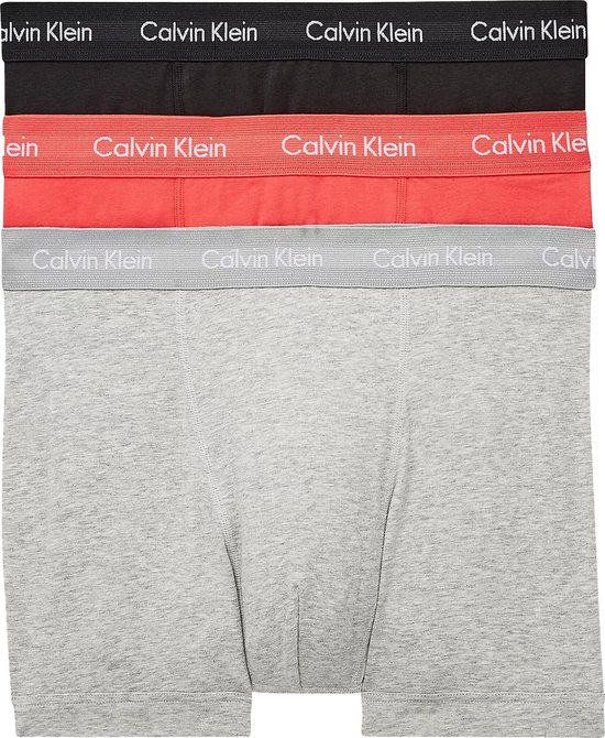 Calvin Klein Onderbroek - Mannen - Zwart - Grijs - Rood/Roze