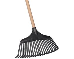 Talen Tools - Bladhark - Kunststof - Essenhouten steel - 120 cm