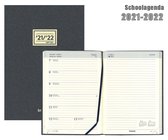Brepols Schoolagenda 2021-2022 - Week Notes - Essenz - Antraciet & Crème - 14,8 x 21 cm