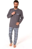 Heren pyjama Trend 10414 - Grijs - 50