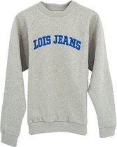 Lois jeans Dames Varsity Sweater Grijs maat L