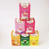 Yogi Tea - de 6 Lievelingssmaken van de Vrouw - Voordeelverpakking : 6 pakjes van 17 theezakjes