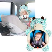 Baby Autospiegel - hert |  Baby Autospiegel kawaii | Achterbank spiegel voor baby & kind | spiegel voor achteruitkijkspiegel auto baby - Maxi Cosi spiegel- spiegel hoofdsteun baby
