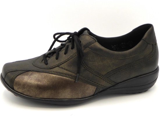 Chaussures à lacets Waldläufer femmes OrthoTritt Soft 01002-401-916 Bronze/Combi - Katja Largeur K - Taille 3½