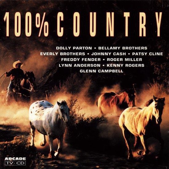 100 % Pure Country, Dolly Parton, Bellamy Brothers, Johnny Cash, Freddy ...