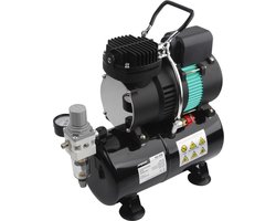 Airgoo Premie Aibrush-compressor AG-326 met dubbele koelventilatoren en luchttank