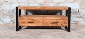 Zita Home - TV meubel TOON 120 cm breed - mango - met - lades