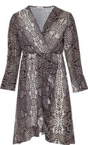 Jurk met snake print