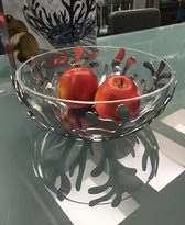 Alessi Mediterraneo Fruitschaal met Inzet ESI01/25S, 25cm RVS