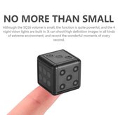 Verborgen - spy mini camera  1080p Hd Nightvison dobbelsteen-Sleutelhanger