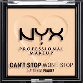 NYX Professional Makeup Can't Stop Won't Stop Mattifying Gezichtspoeder - Light