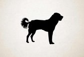 Silhouette hond - Akbash - L - 75x100cm - Zwart - wanddecoratie